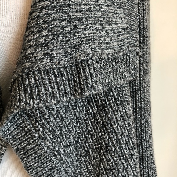 Express Marled Waterfall Cropped Cardigan Sweater Jacket, size Medium - Picture 5 of 16